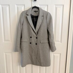 Zara Gray Pea Coat